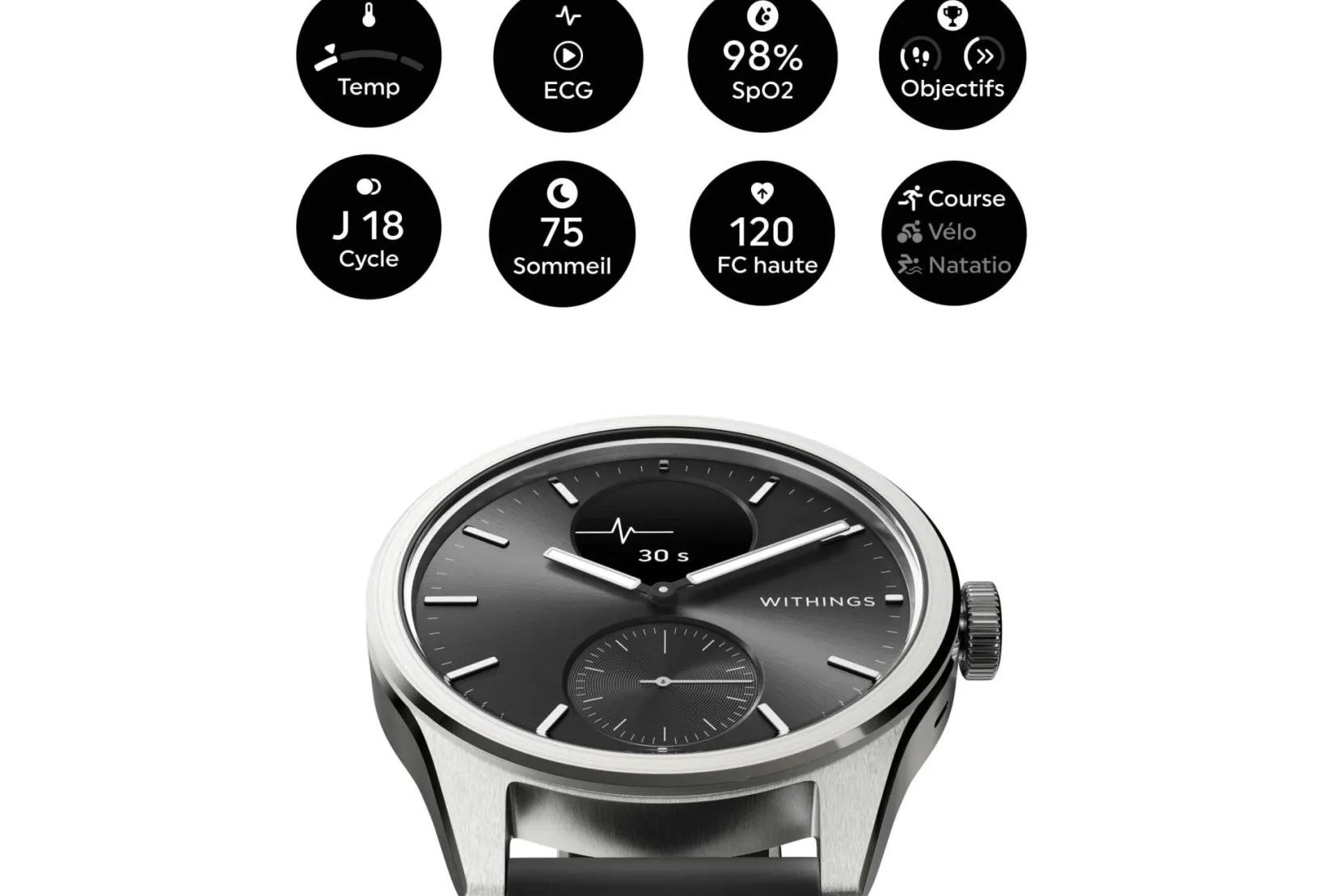 Withings Cardio-Gps^ScanWatch 2