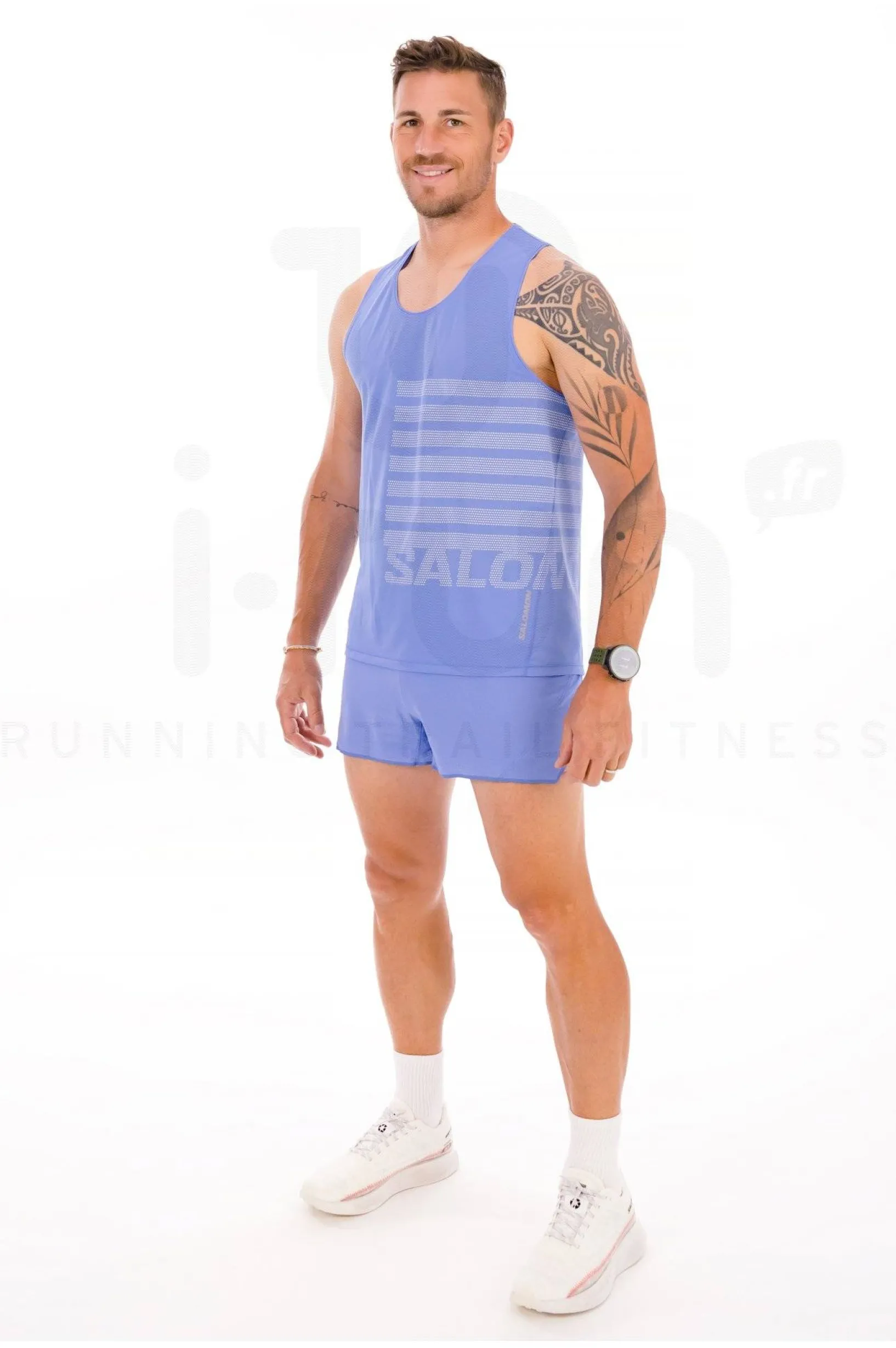 Homme Salomon Débardeurs^Sense Aero GFX