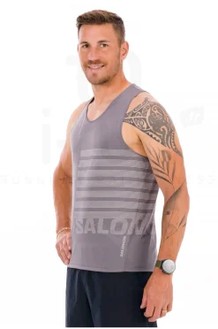 Homme Salomon Débardeurs^Sense Aero GFX