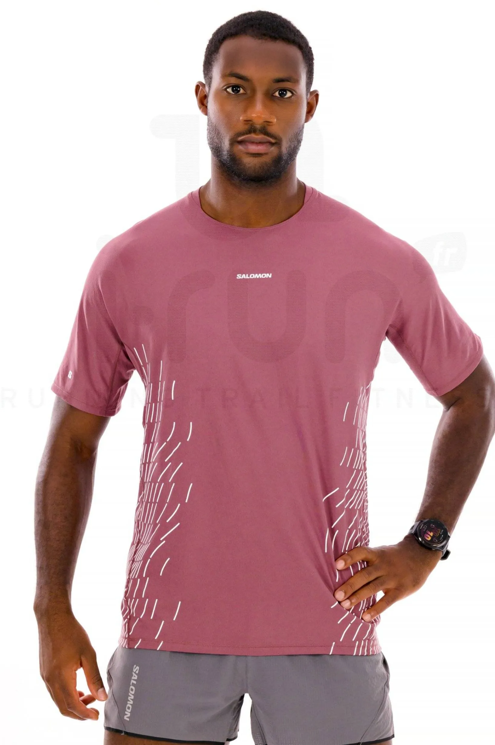 Homme Salomon Manches Courtes^Sense Aero GFX