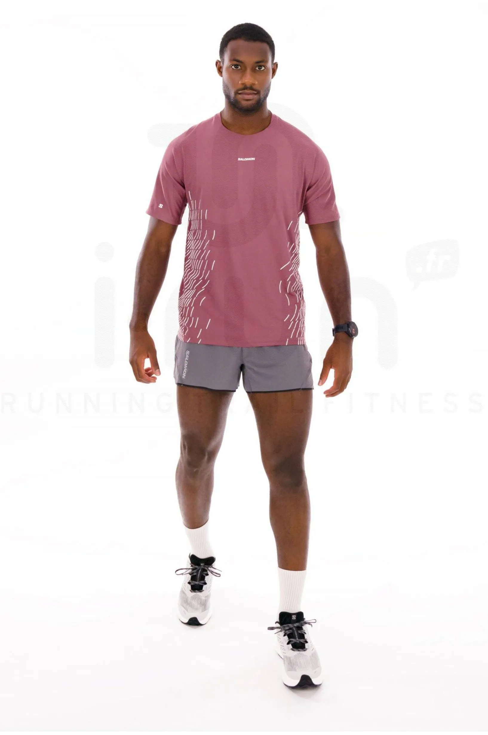 Homme Salomon Manches Courtes^Sense Aero GFX