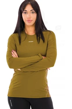 Femme Salomon Manches Longues^Sense Aero GFX femme