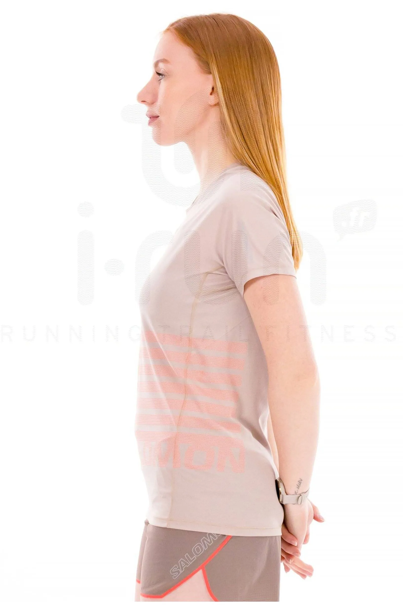 Femme Salomon Manches Courtes^Sense Aero GFX femme