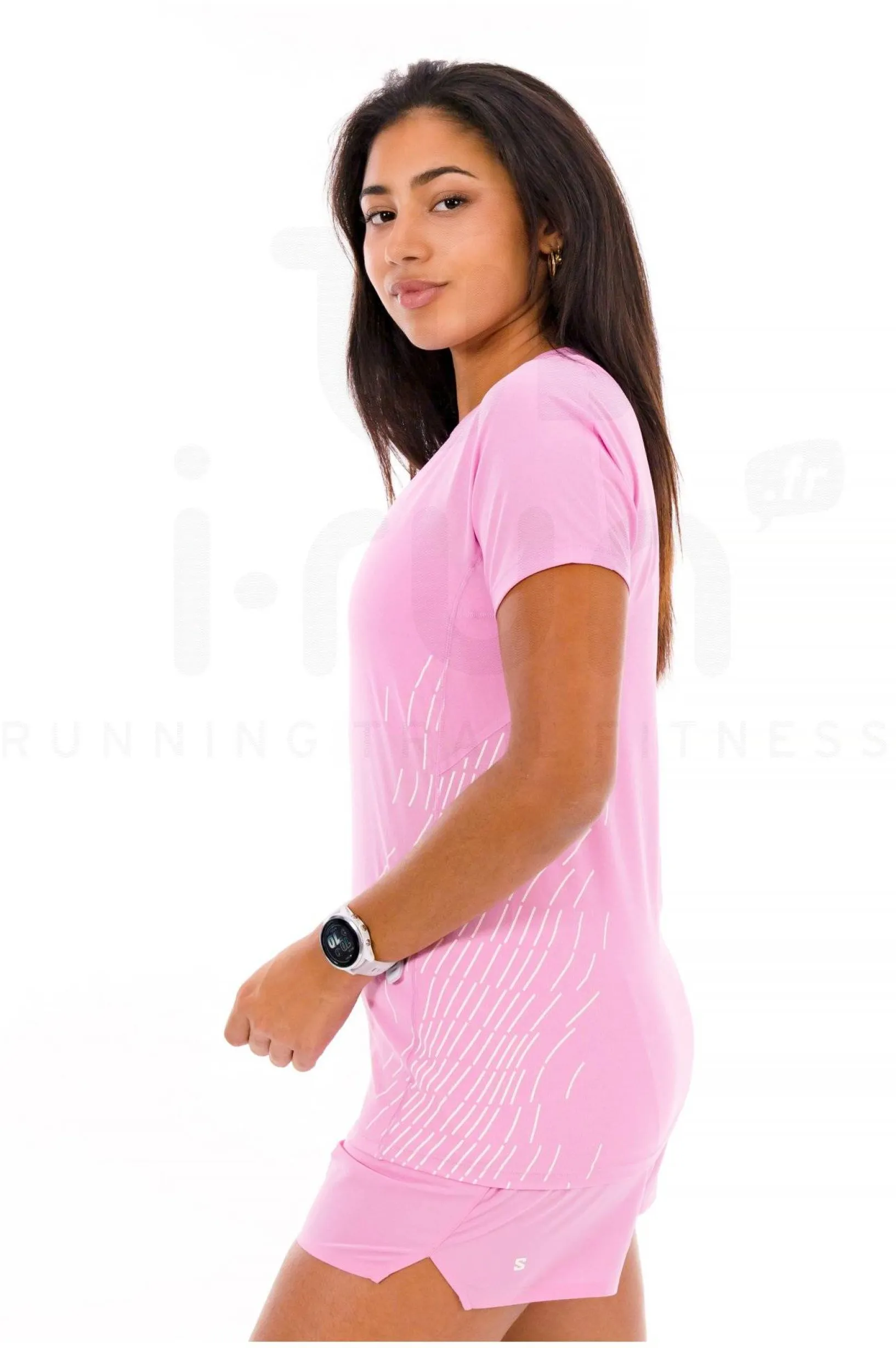 Femme Salomon Manches Courtes^Sense Aero GFX femme