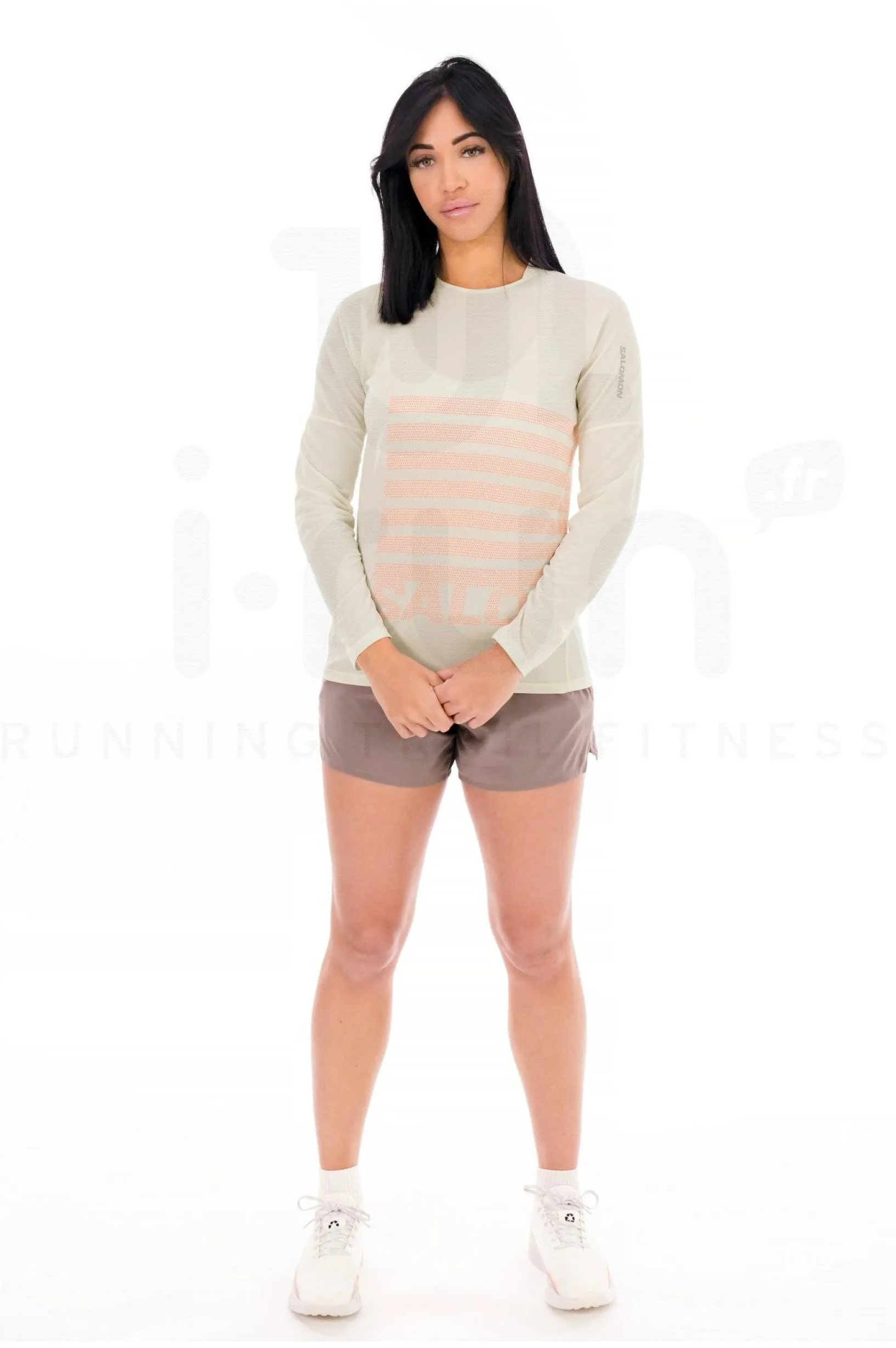 Femme Salomon Manches Longues^Sense Aero GFX femme