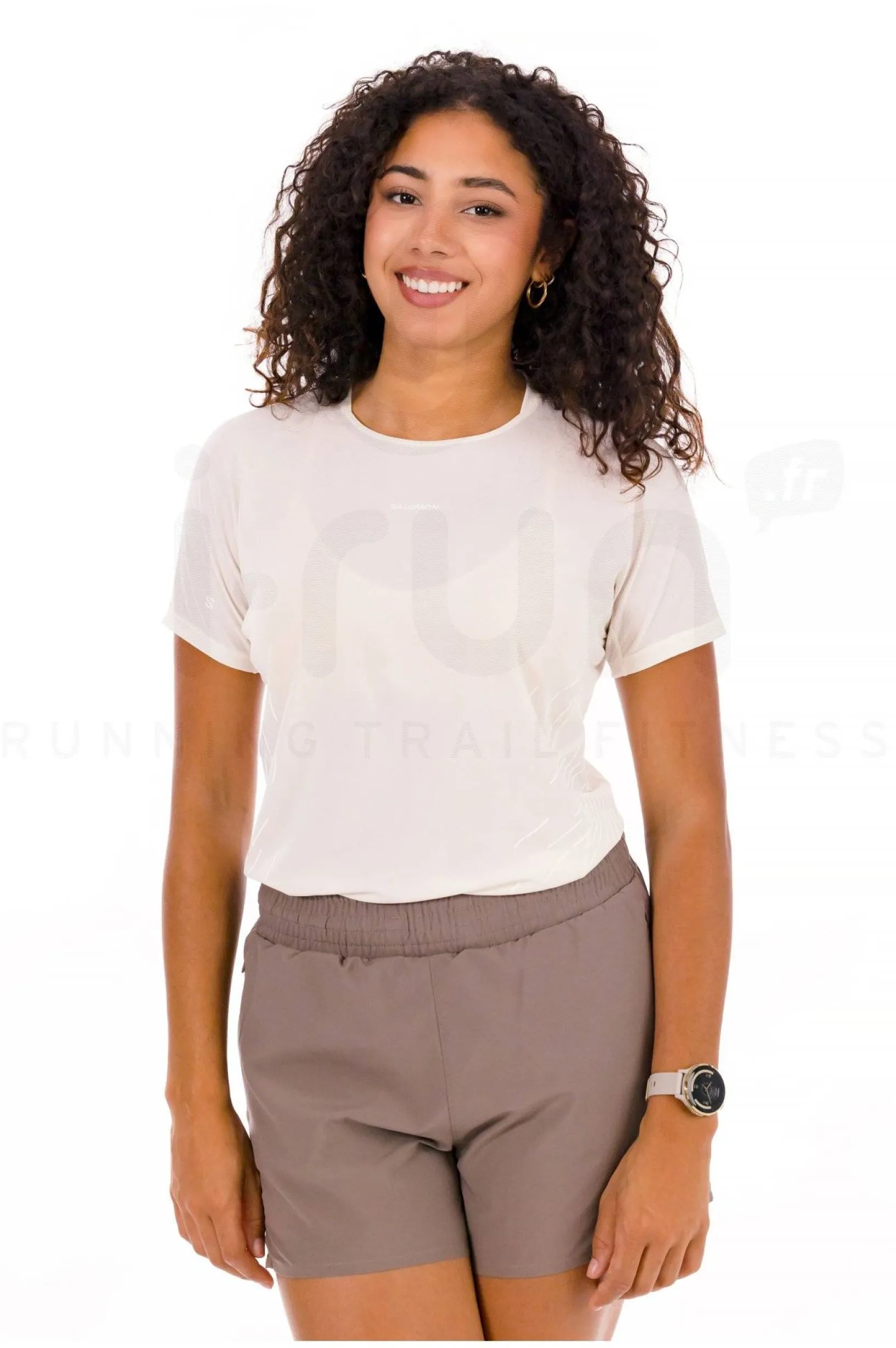 Femme Salomon Manches Courtes^Sense Aero GFX femme