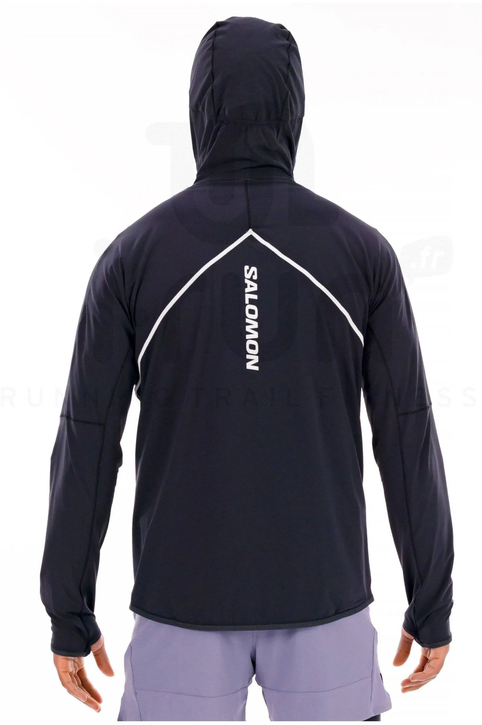 Homme Salomon Manches Longues^Sense Aero Hybrid 1/4 Zip