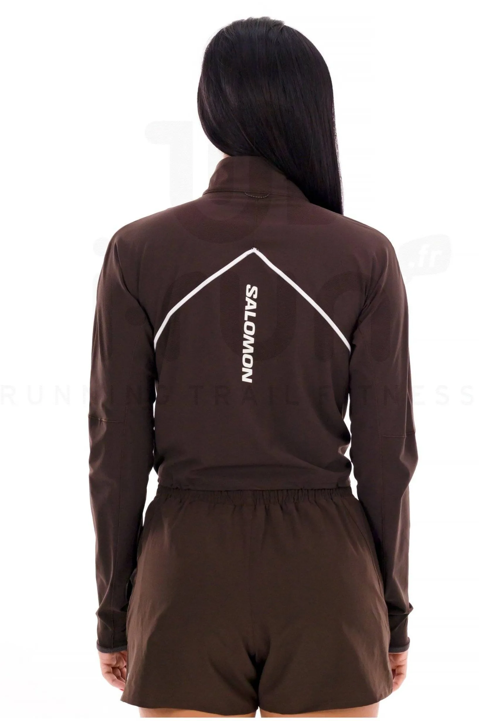 Femme Salomon Manches Longues^Sense Aero Hybrid Cropped femme