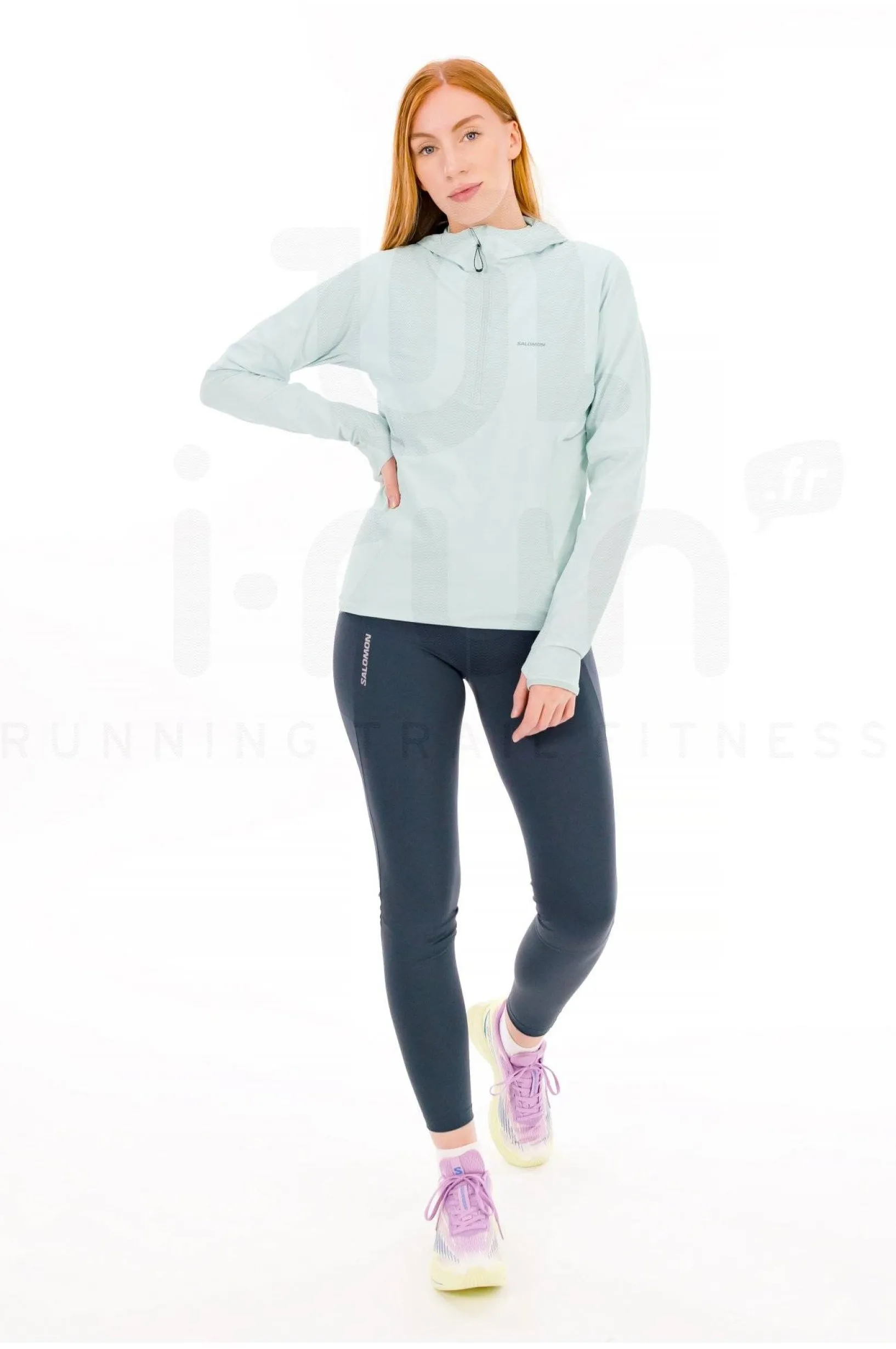 Femme Salomon Manches Longues^Sense Aero Hybrid W femme