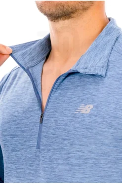Homme New Balance Manches Longues^Sport Space Dye 1/2 Zip