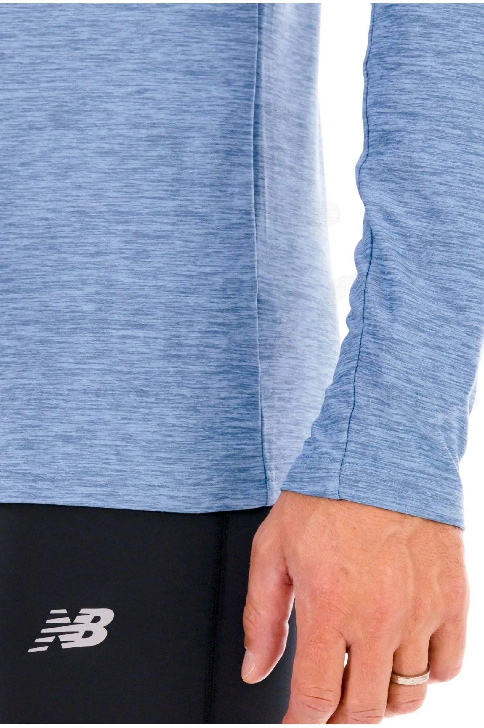 Homme New Balance Manches Longues^Sport Space Dye 1/2 Zip
