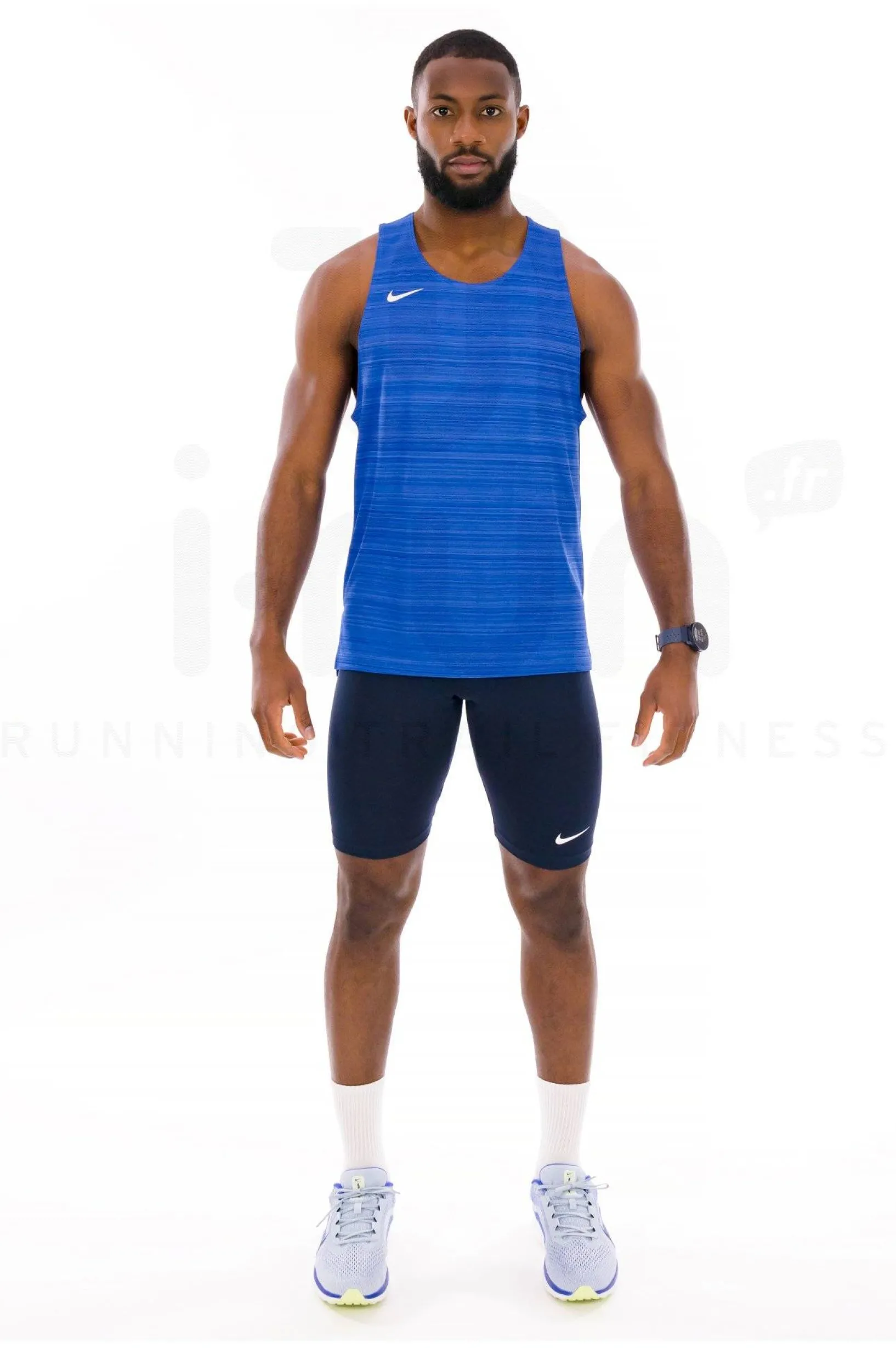 Homme Nike Collection Club^Stock Dry Miler Singlet