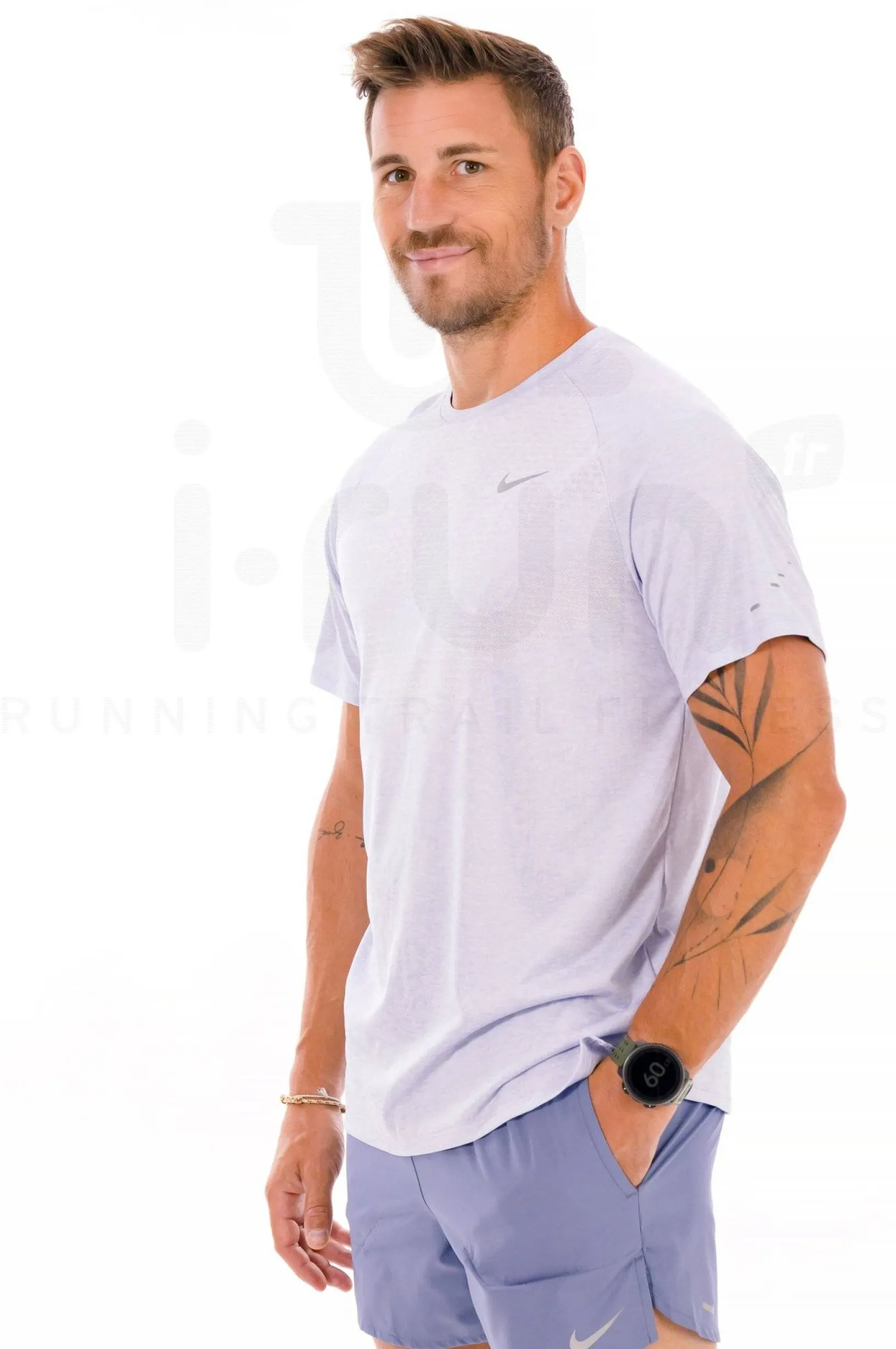 Homme Nike Manches Courtes^Stride