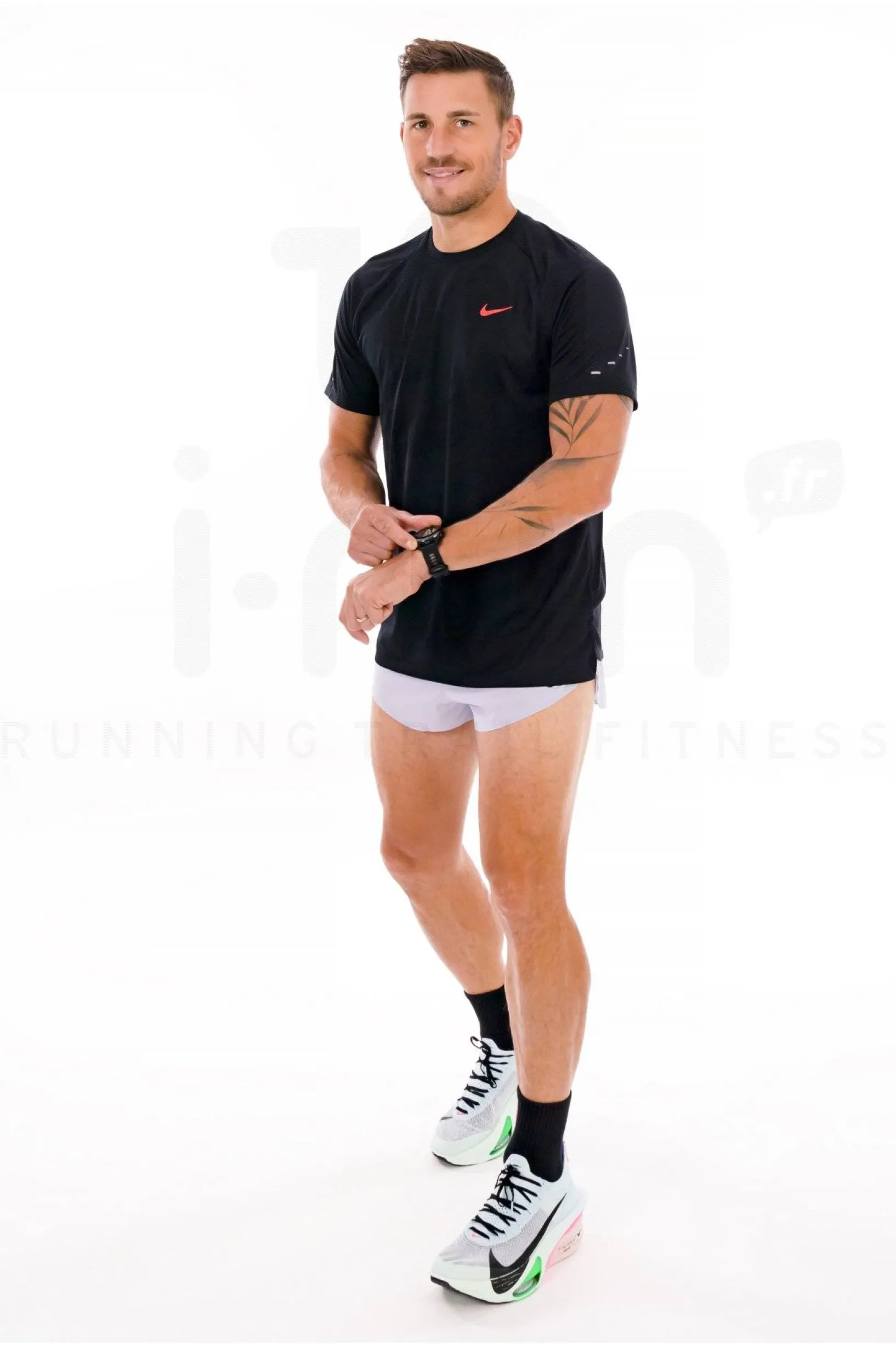 Homme Nike Manches Courtes^Stride