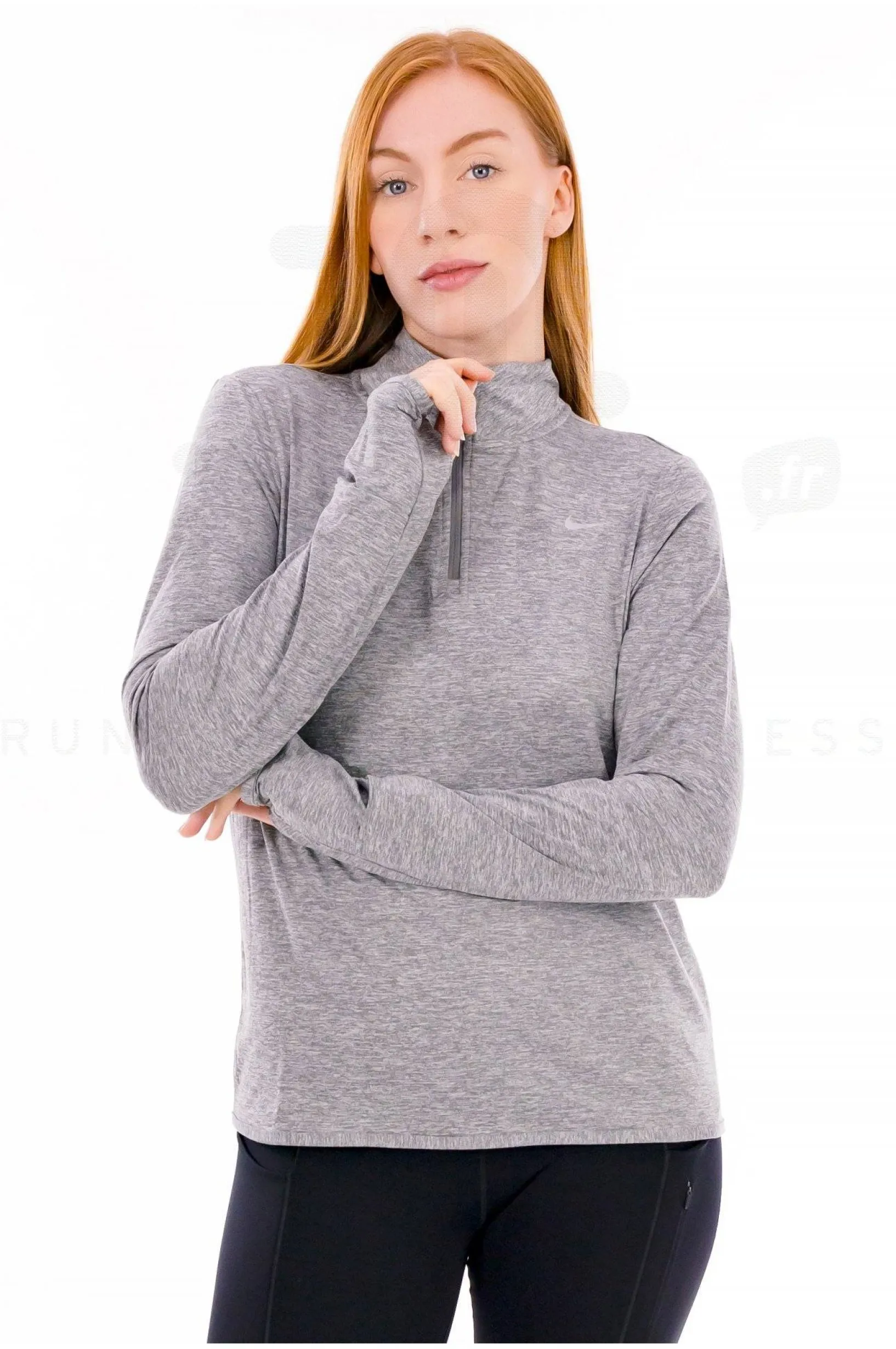 Femme Nike Manches Longues^Swift Element UV 1/2 Zip femme