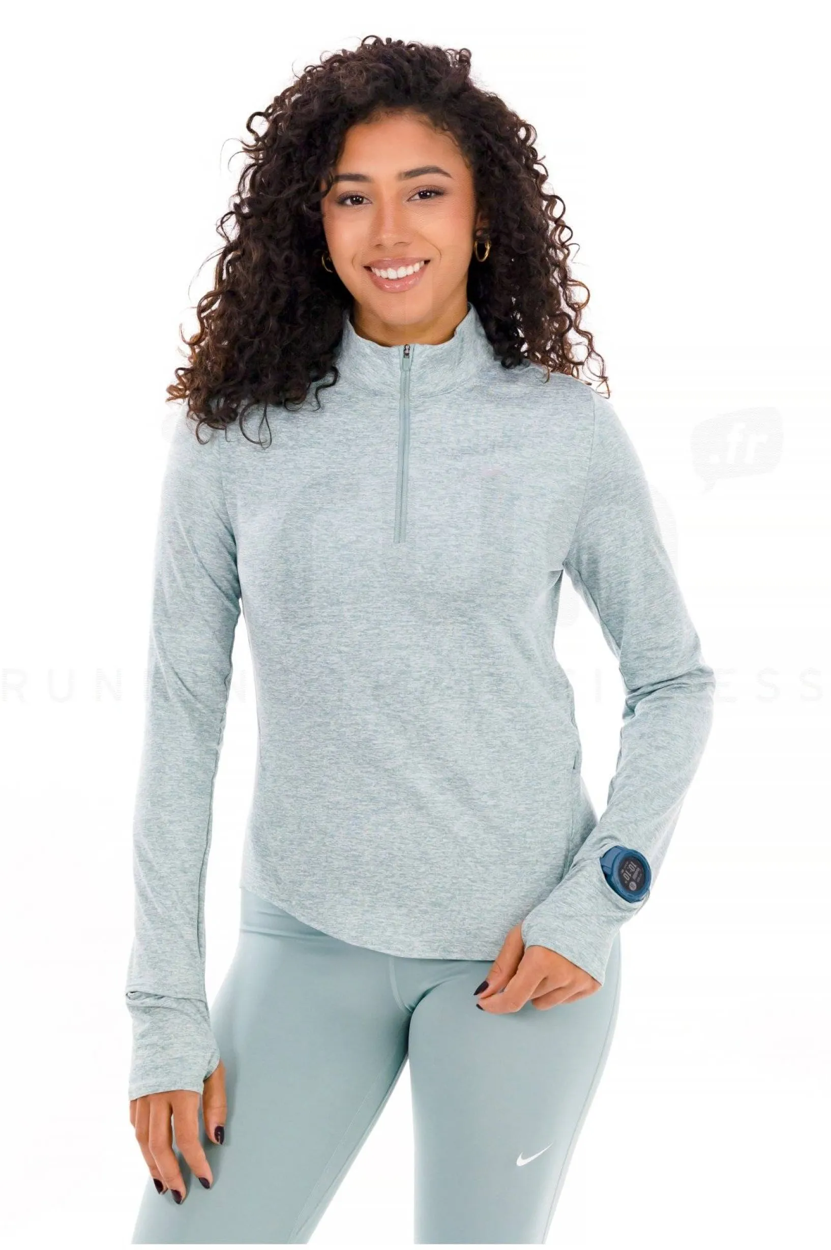 Femme Nike Manches Longues^Swift UV 1/2 Zip femme