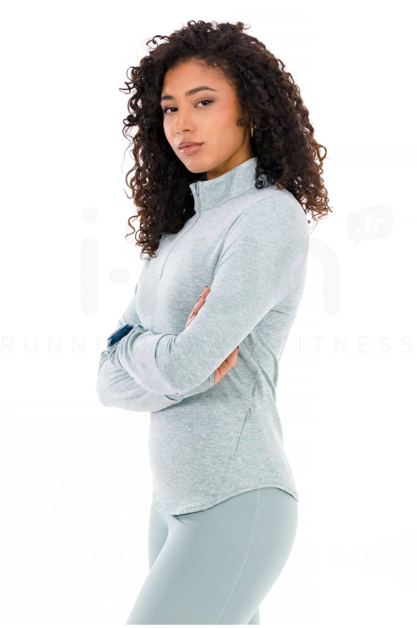 Femme Nike Manches Longues^Swift UV 1/2 Zip femme