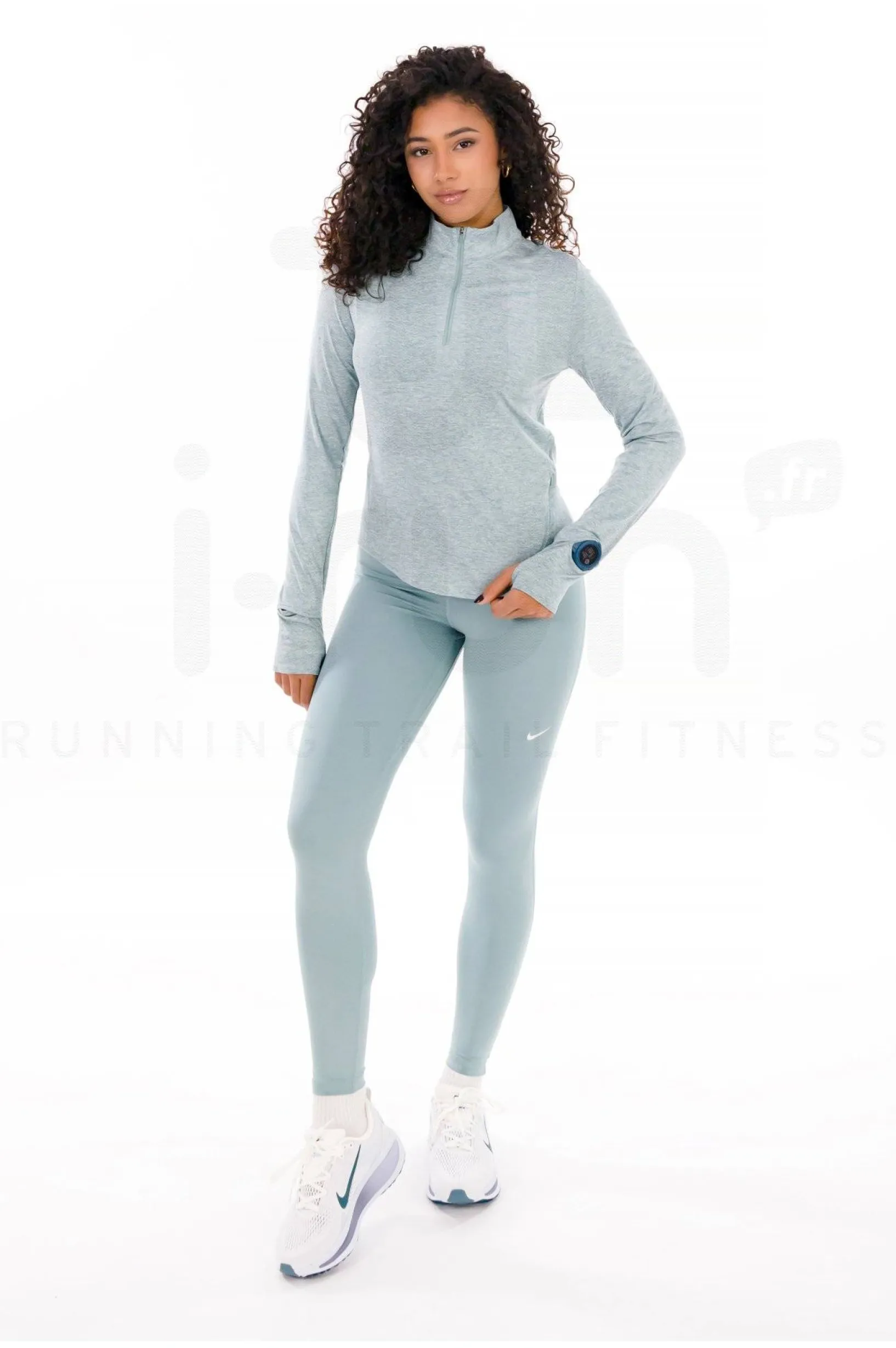 Femme Nike Manches Longues^Swift UV 1/2 Zip femme