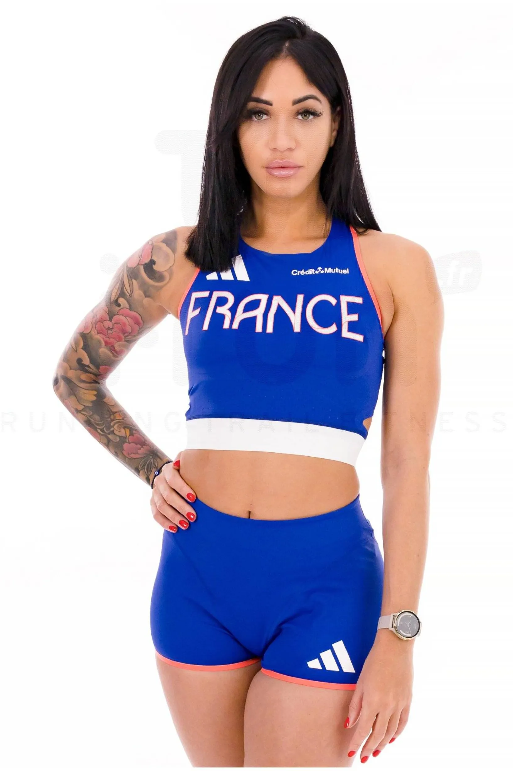 Femme adidas Équipe De France^Team France Crop Top femme