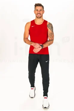 Homme Nike Collection Club^Team Running Singlet M