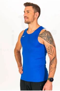 Homme Nike Collection Club^Team Running Singlet M