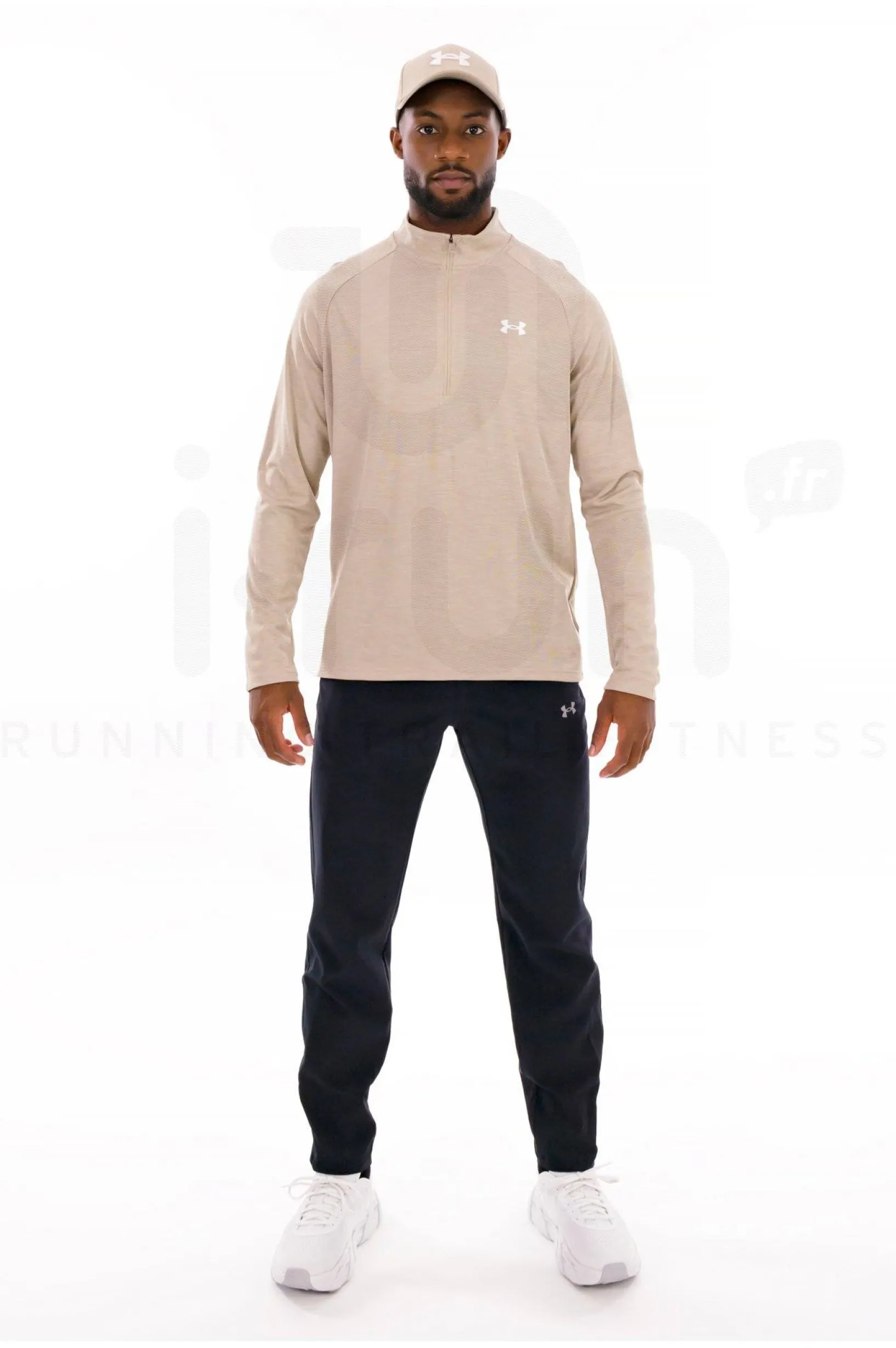 Homme Under Armour Manches Longues^Tech Textured 1/2 Zip