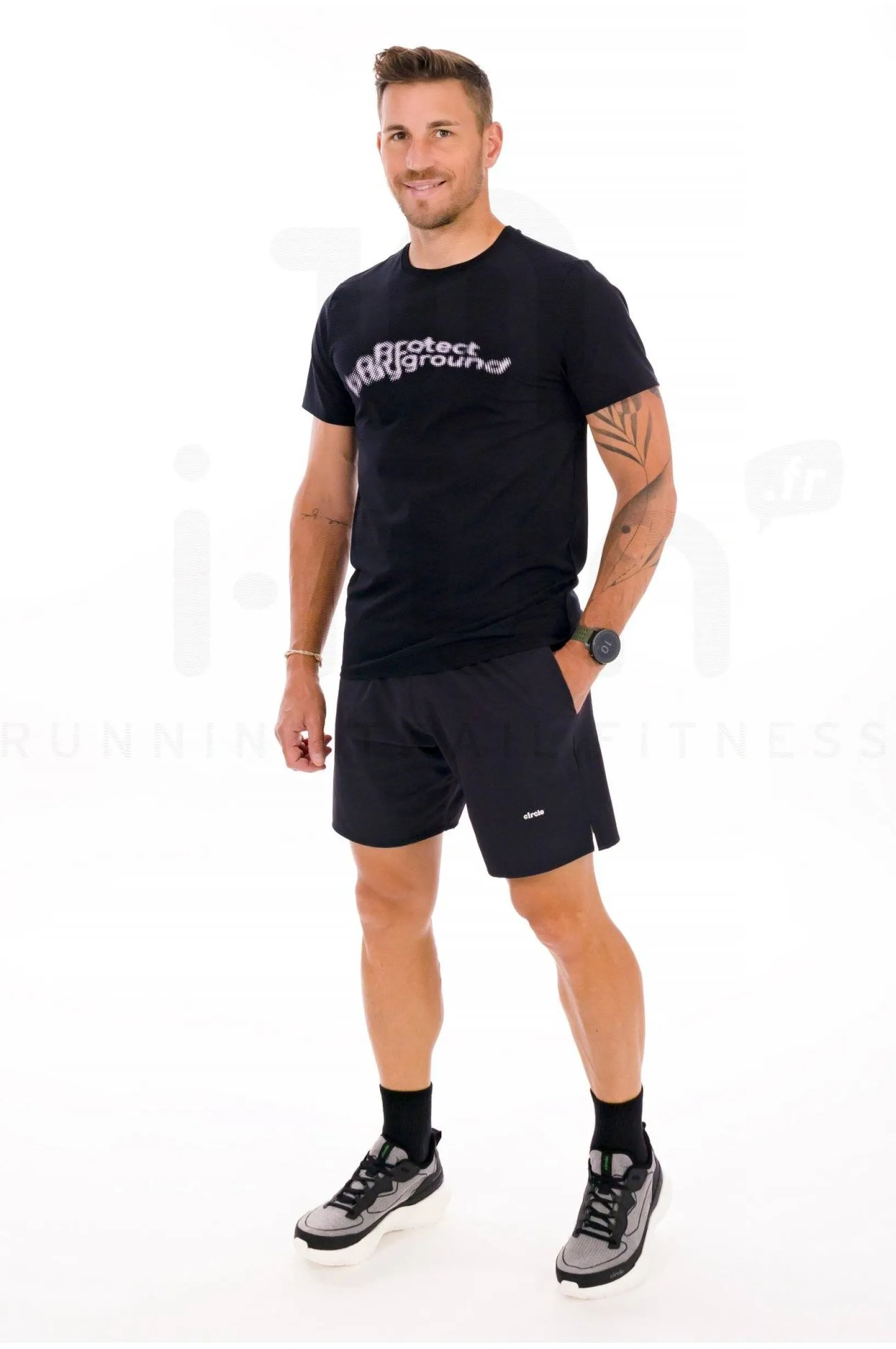 Homme Circle Manches Courtes^Technique Agility