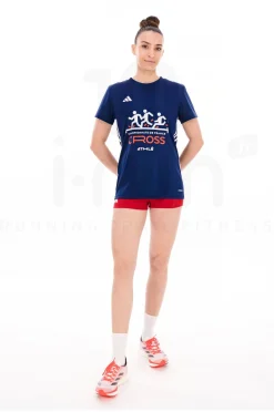 Femme adidas Équipe De France^Tee Champ France Cross femme