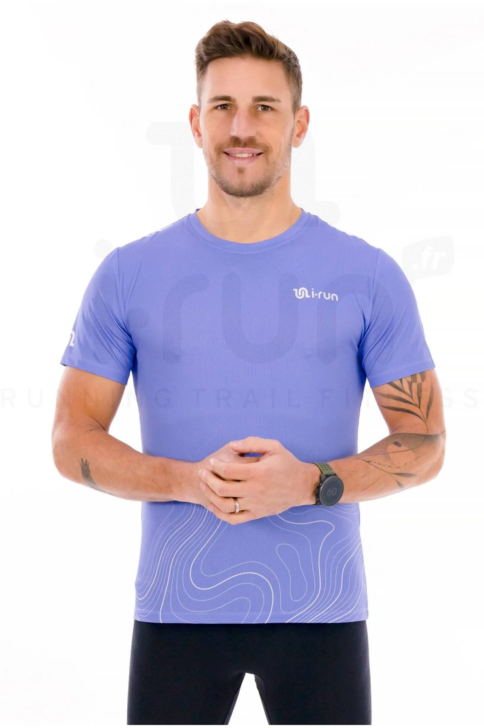 Homme i-run.fr Manches Courtes^Tee-shirt SMBB