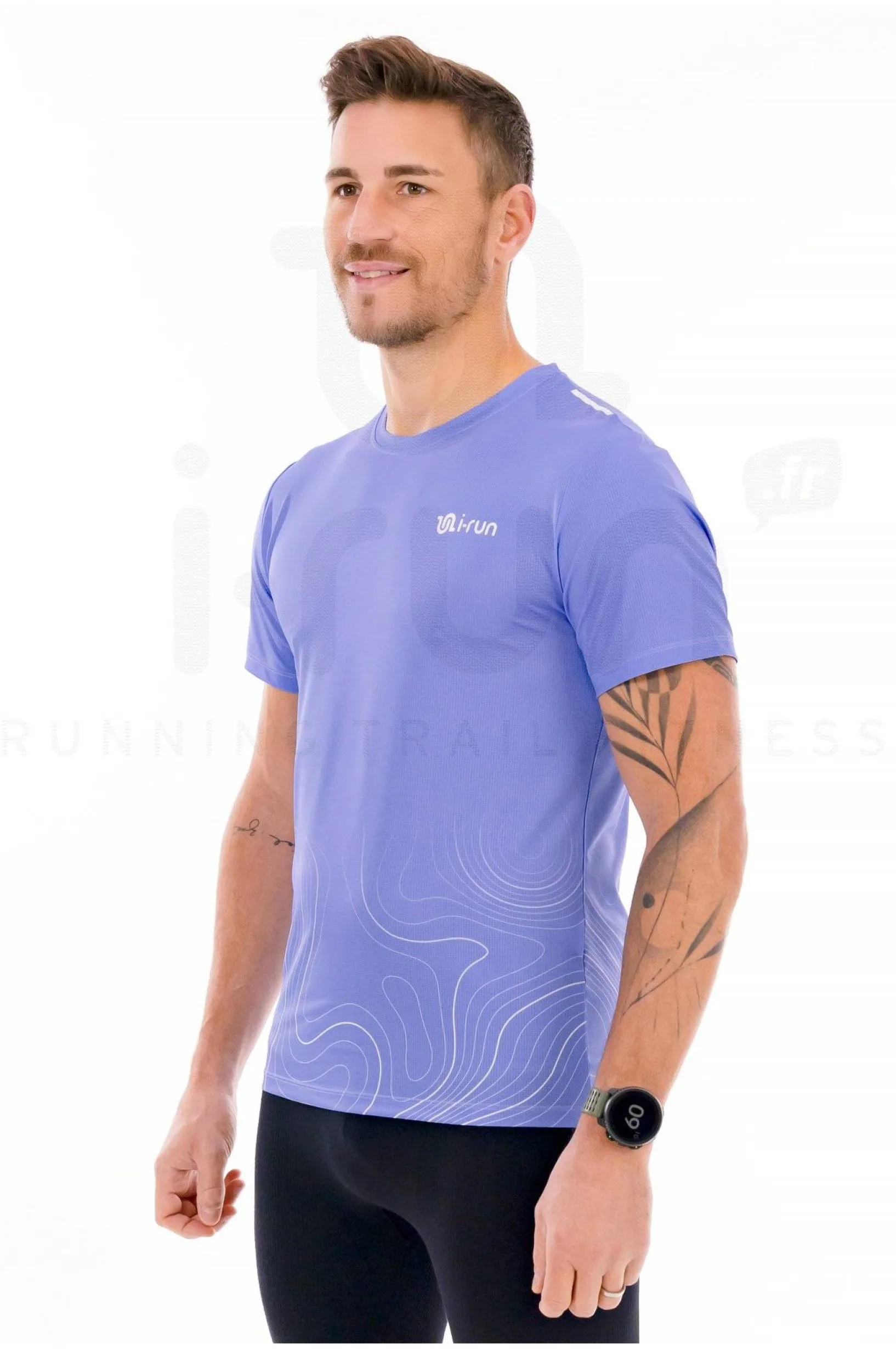 Homme i-run.fr Manches Courtes^Tee-shirt SMBB