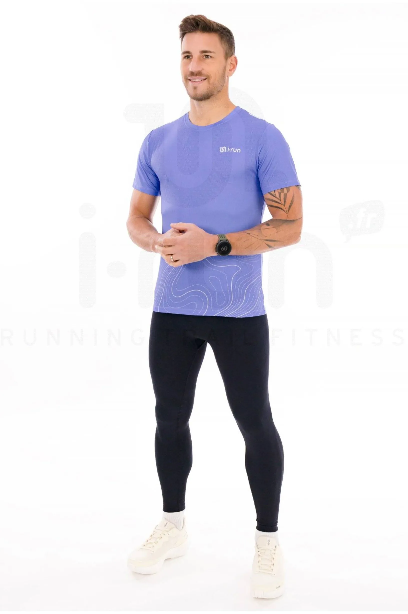 Homme i-run.fr Manches Courtes^Tee-shirt SMBB