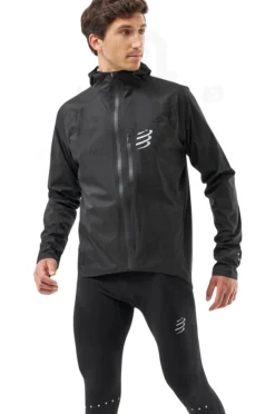 Homme Compressport Vestes & Coupe Vent^Thunderstorm waterproof