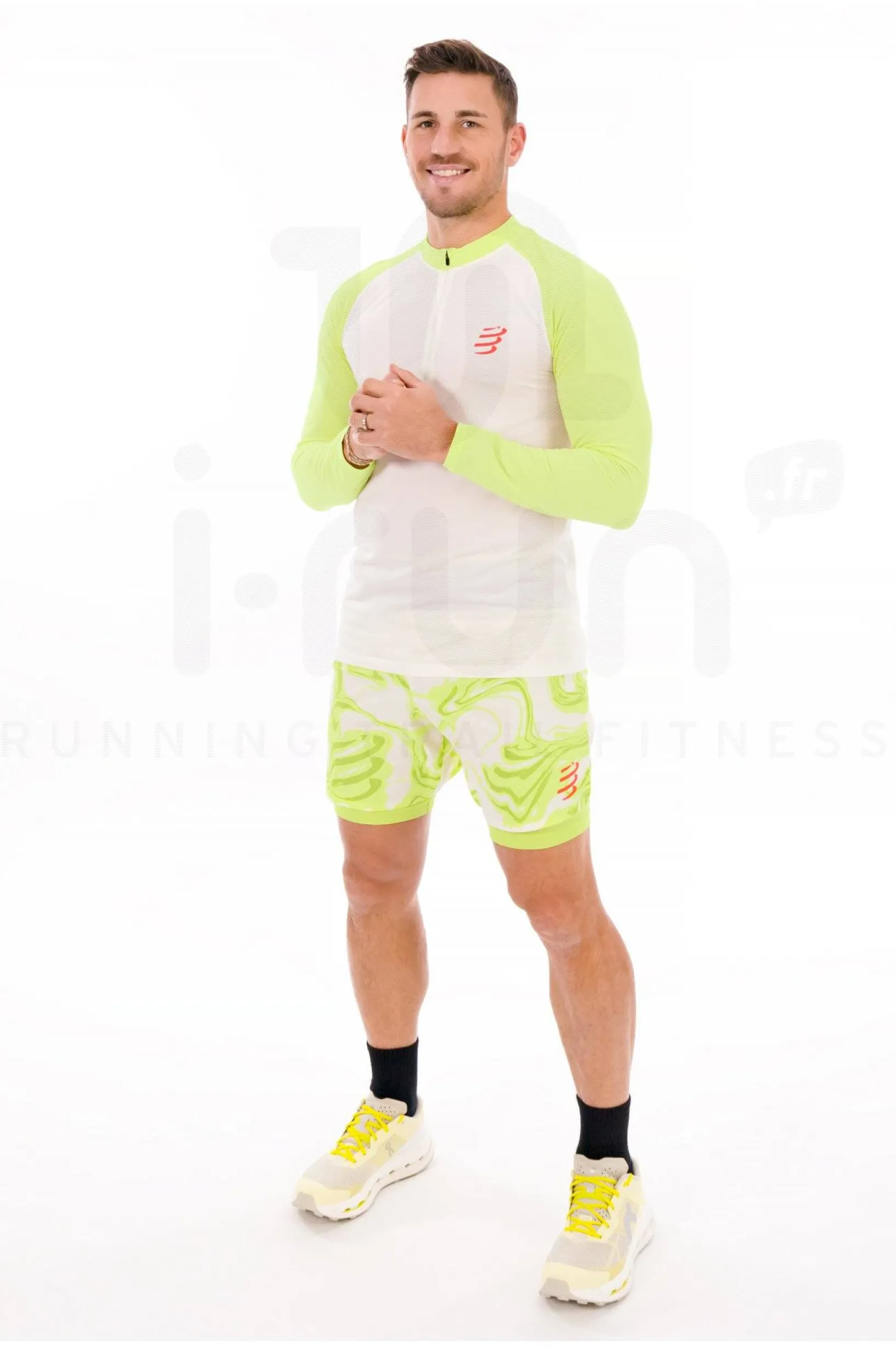 Homme Compressport Manches Longues^Trail