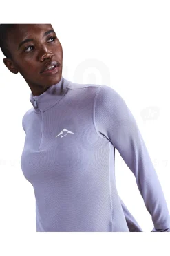 Femme Nike Manches Longues^Trail 1/4 Zip femme