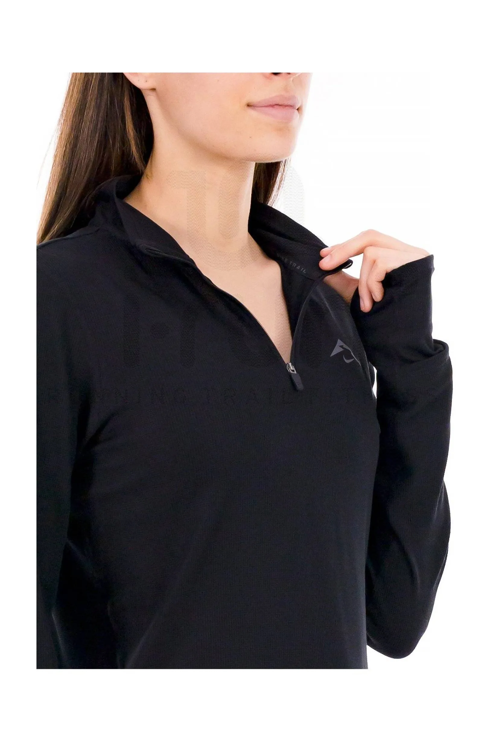 Femme Nike Manches Longues^Trail 1/4 Zip femme