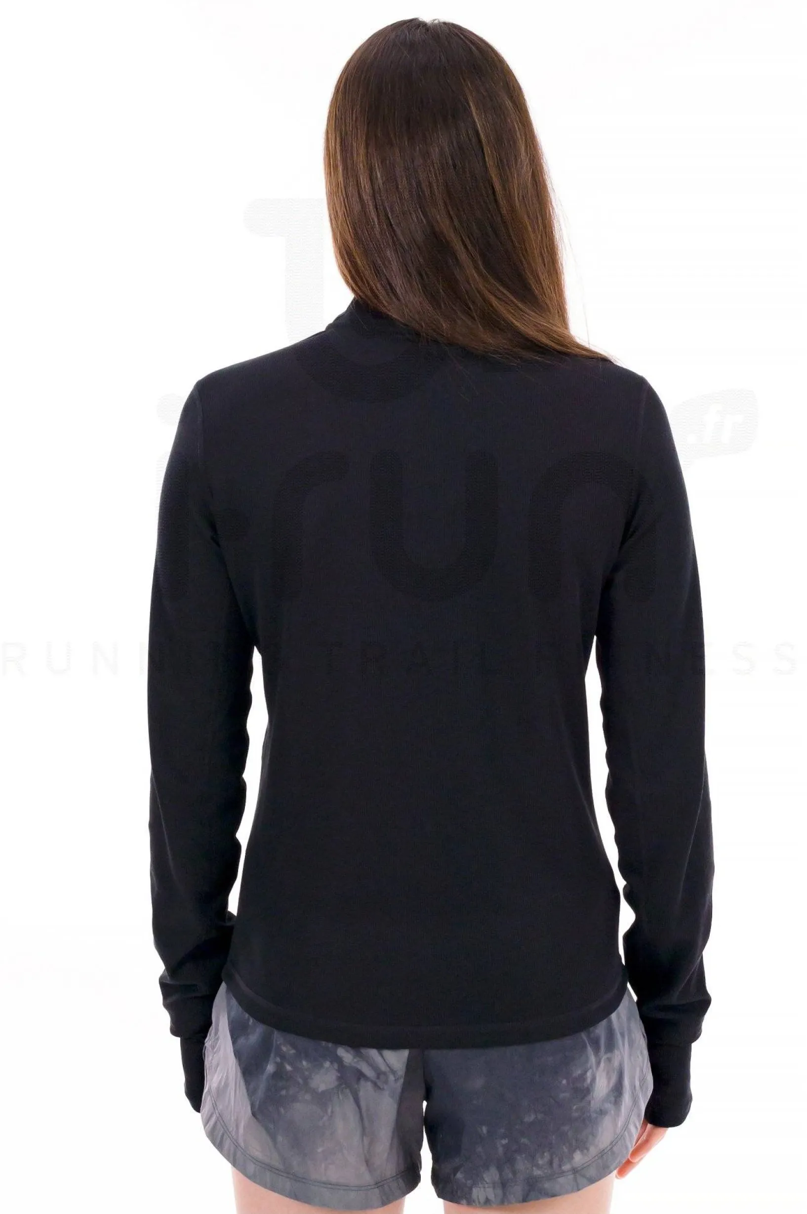 Femme Nike Manches Longues^Trail 1/4 Zip femme