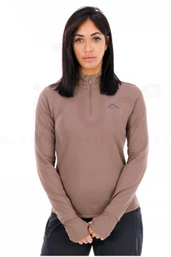 Femme Nike Manches Longues^Trail 1/4 Zip femme