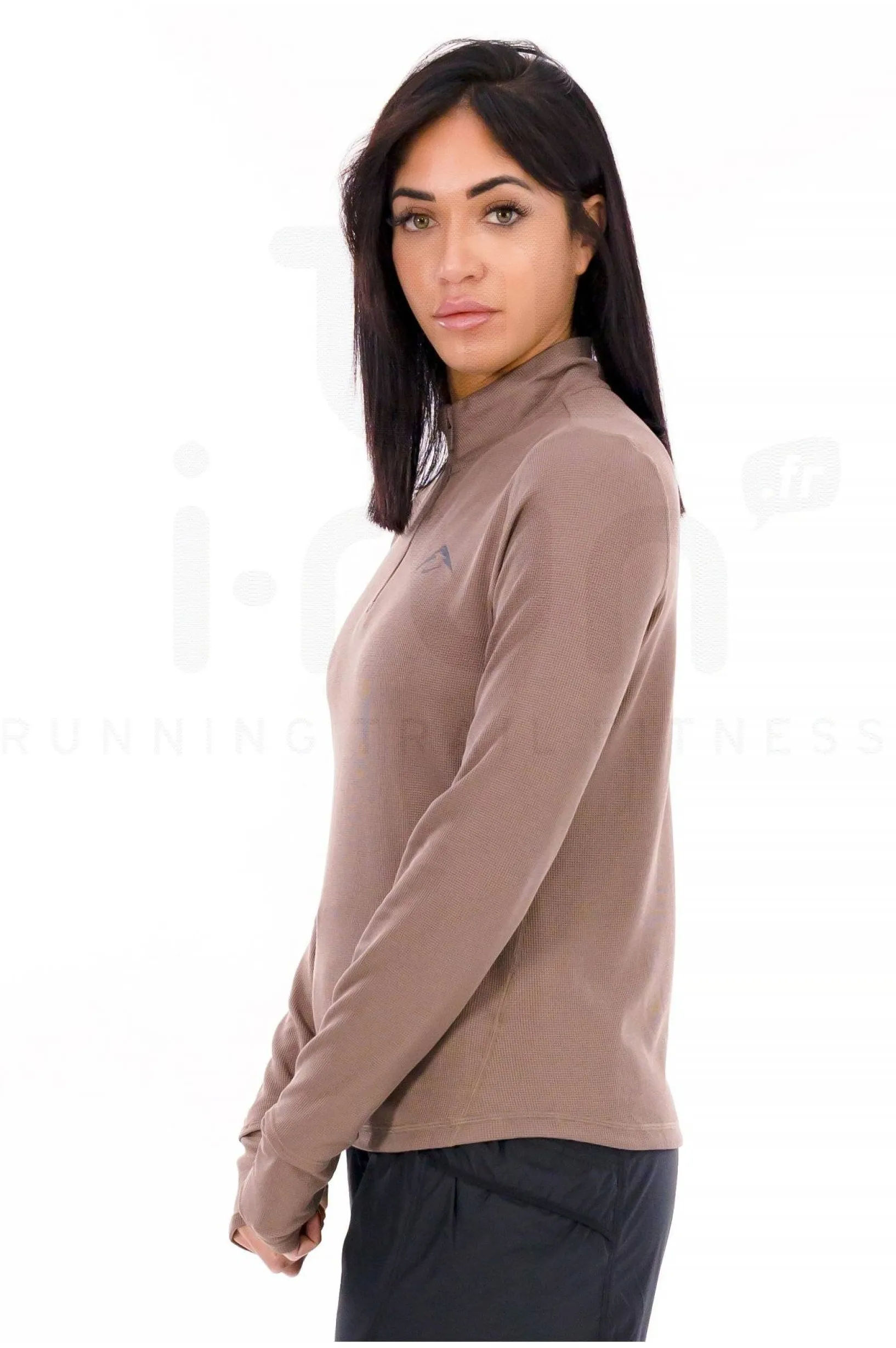 Femme Nike Manches Longues^Trail 1/4 Zip femme