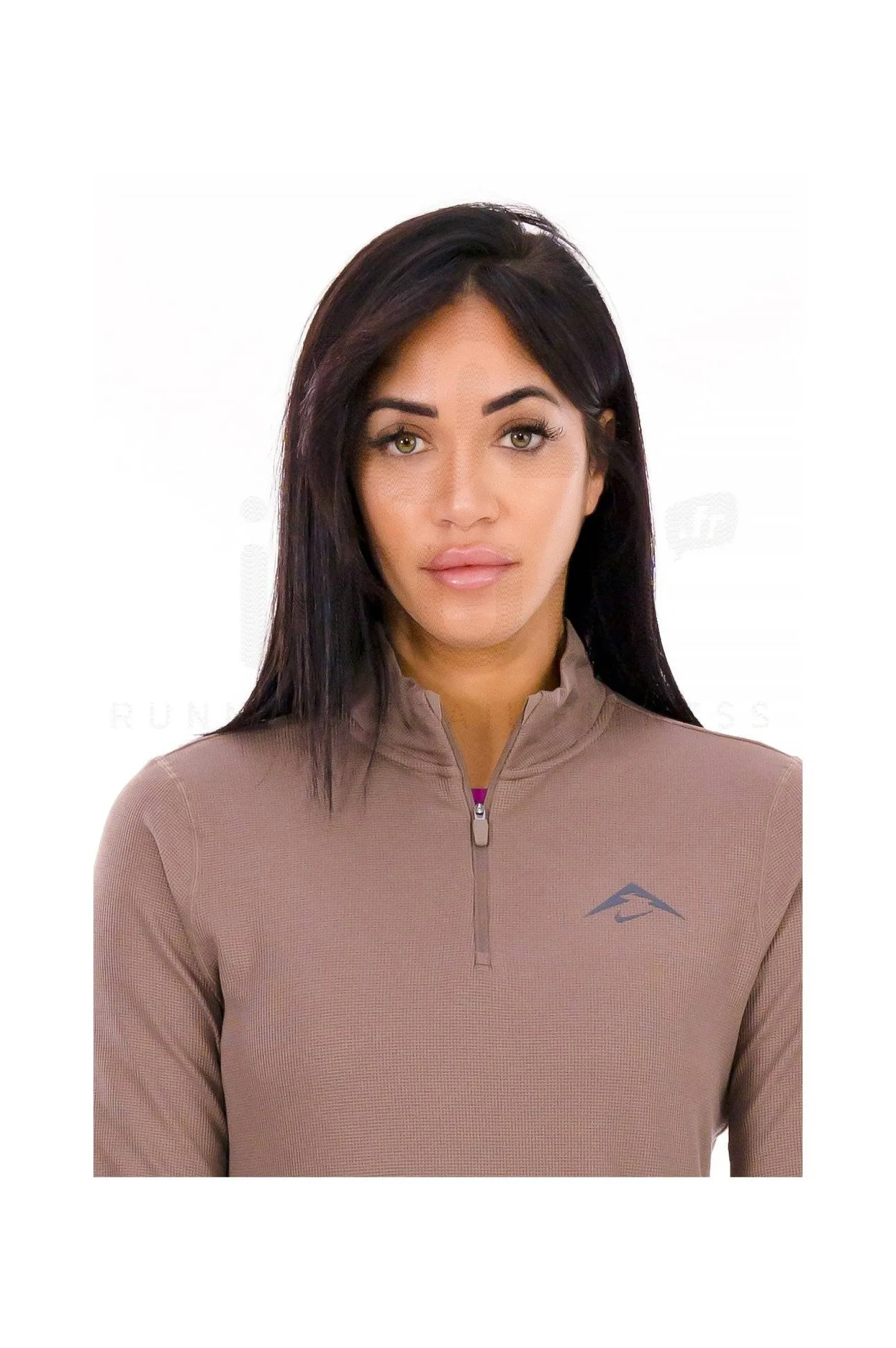 Femme Nike Manches Longues^Trail 1/4 Zip femme
