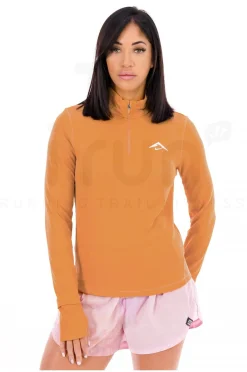 Femme Nike Manches Longues^Trail 1/4 Zip femme