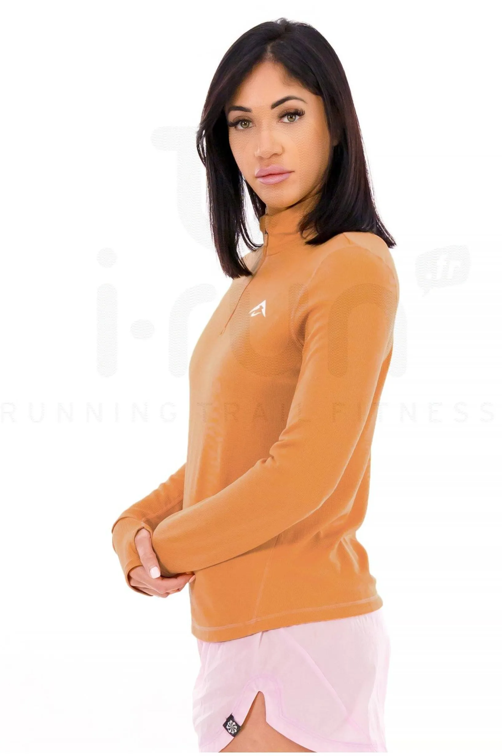 Femme Nike Manches Longues^Trail 1/4 Zip femme