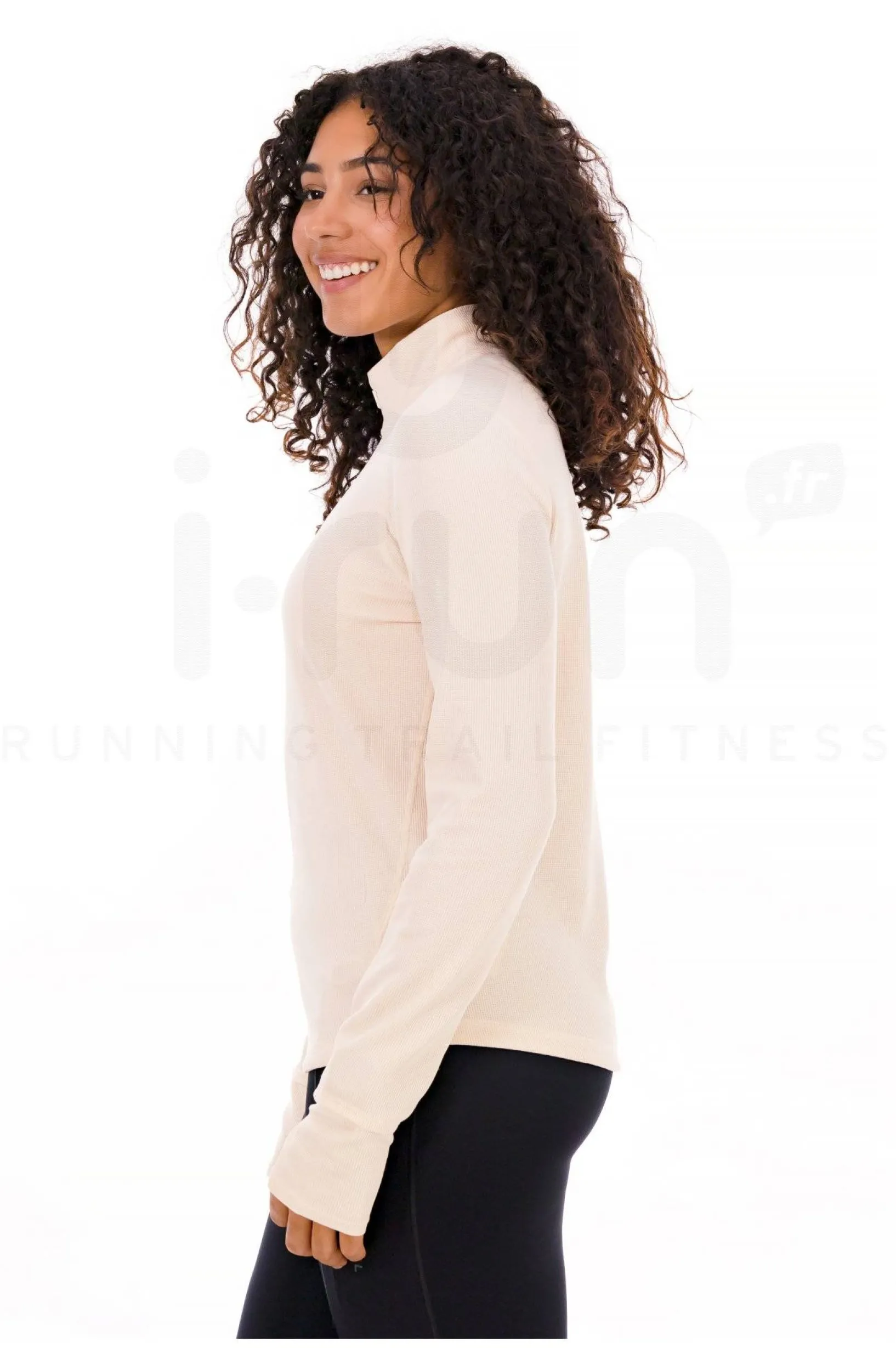 Femme Nike Manches Longues^Trail 1/4 Zip femme