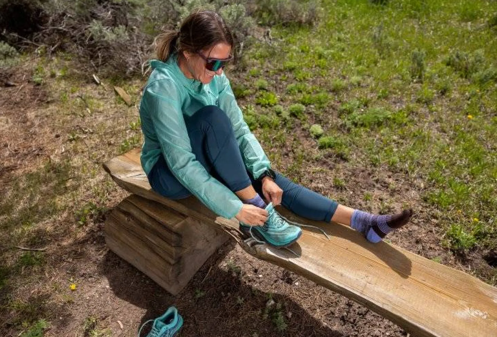 Injinji Chaussettes^Trail Midweight Mini-Crew Coolmax femme