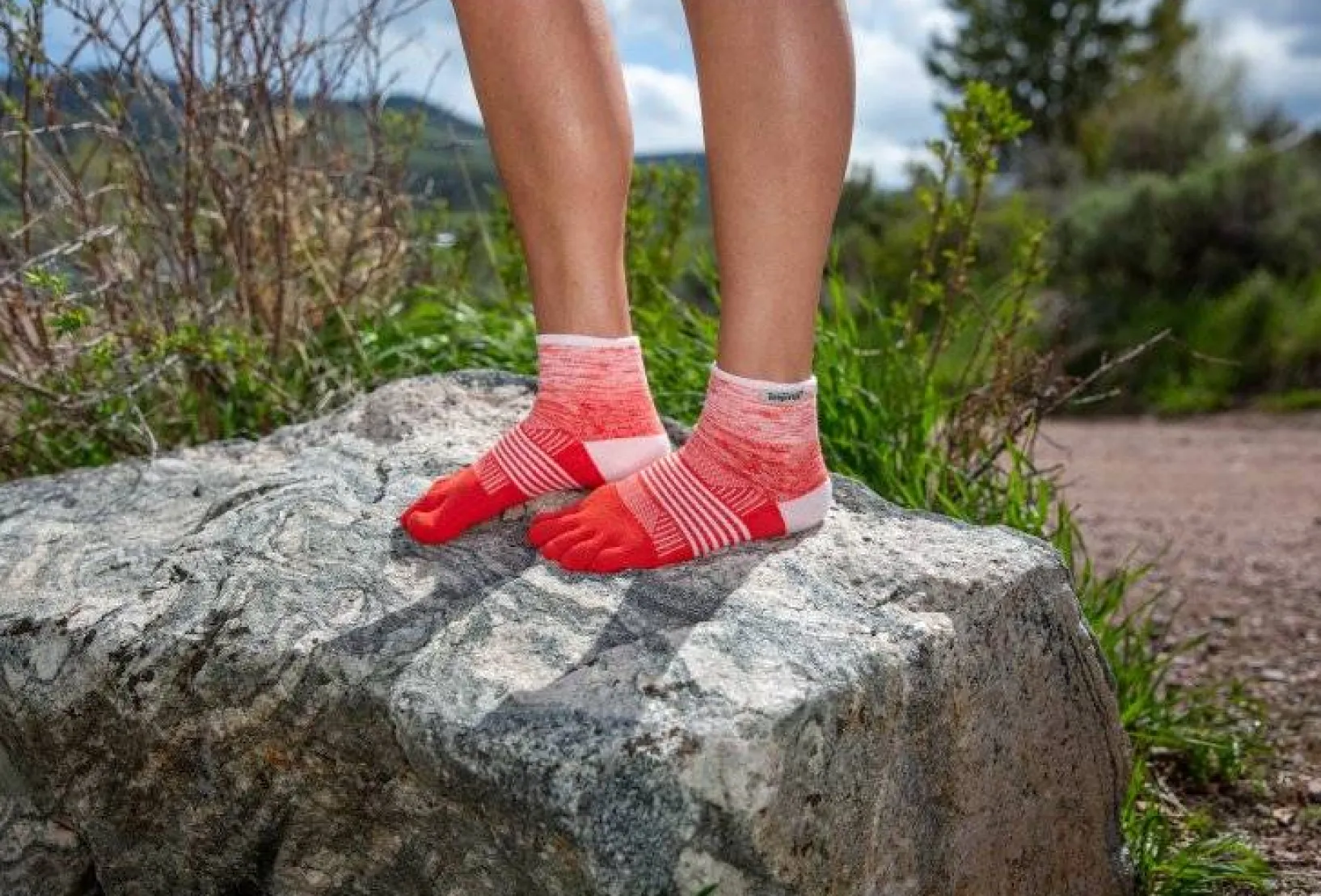 Injinji Chaussettes^Trail Midweight Mini-Crew Coolmax femme