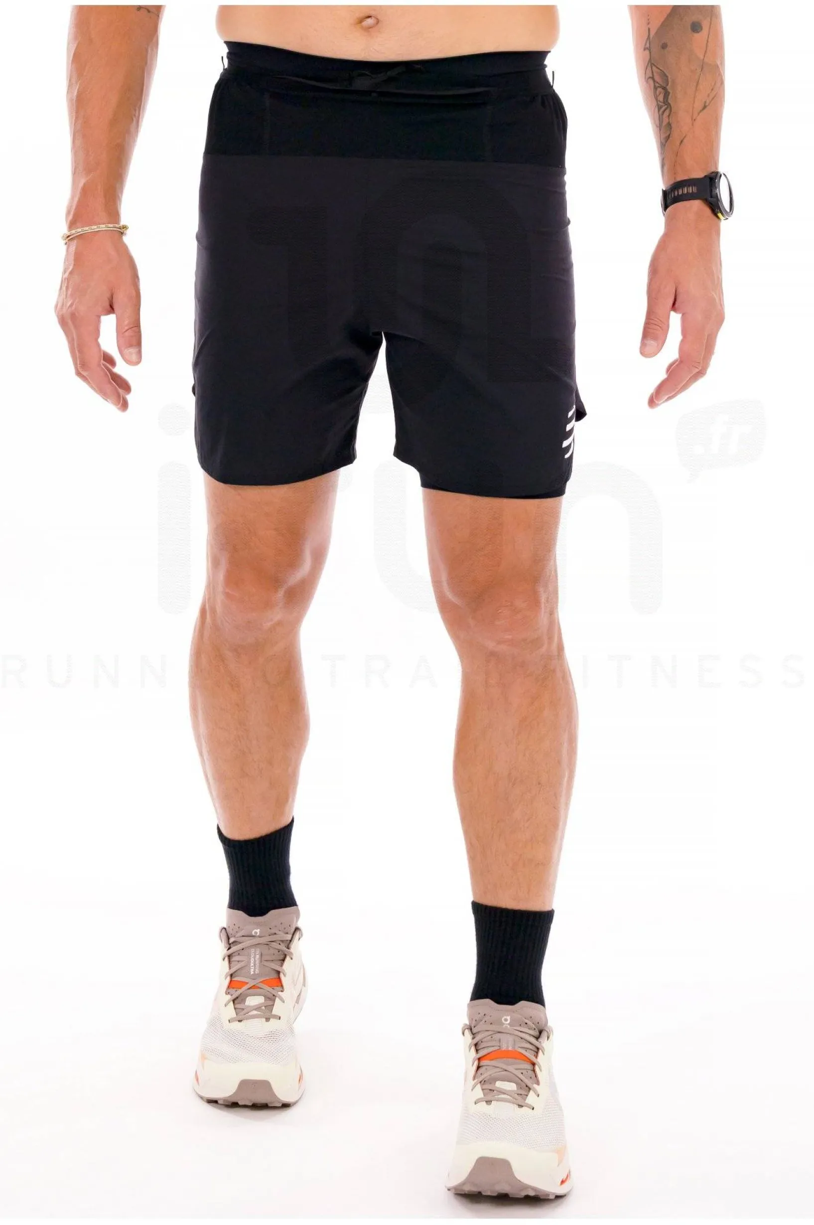 Homme Compressport Shorts / Cuissards^Trail Racing 2 en 1 M
