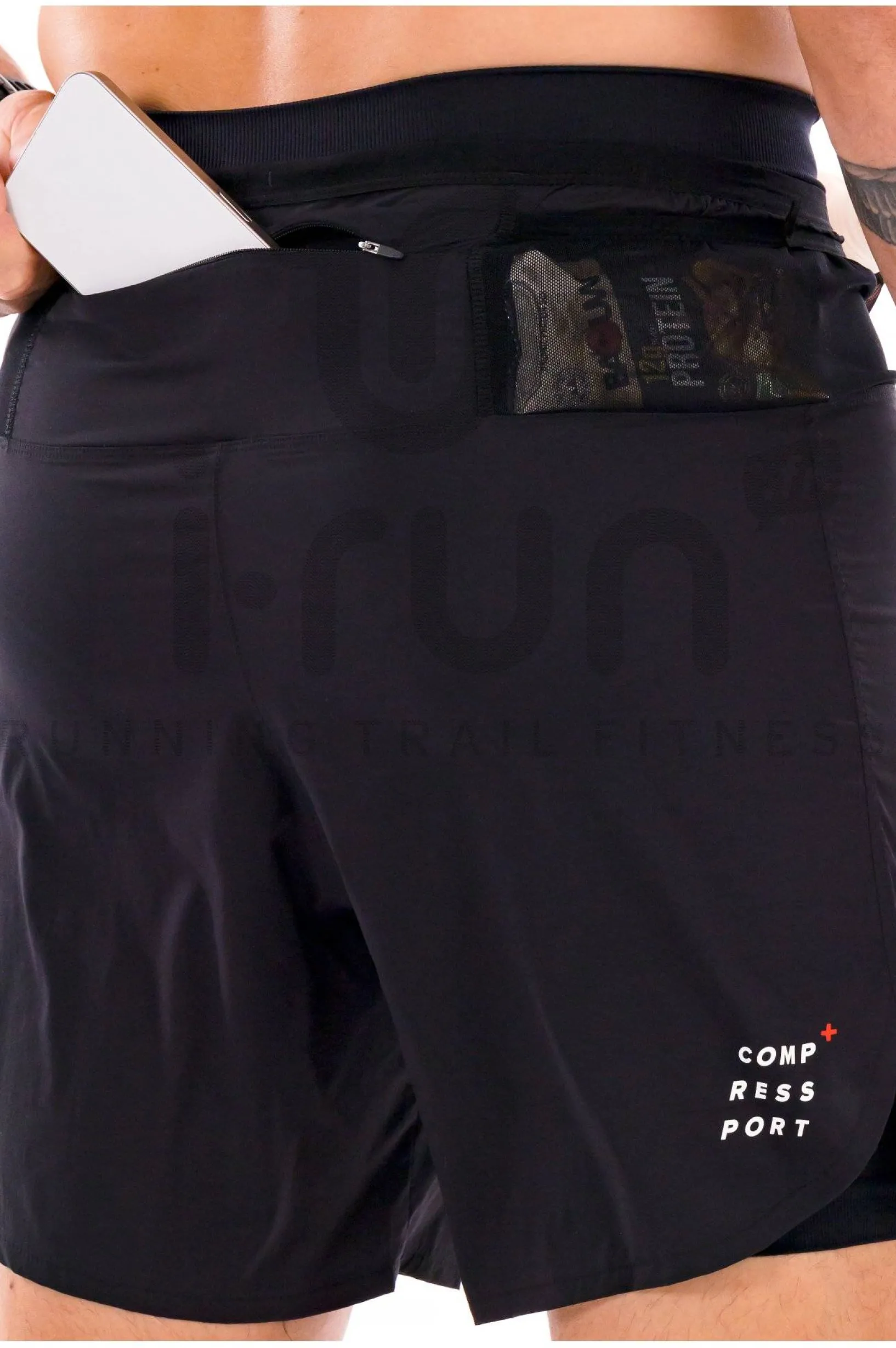 Homme Compressport Shorts / Cuissards^Trail Racing 2 en 1 M
