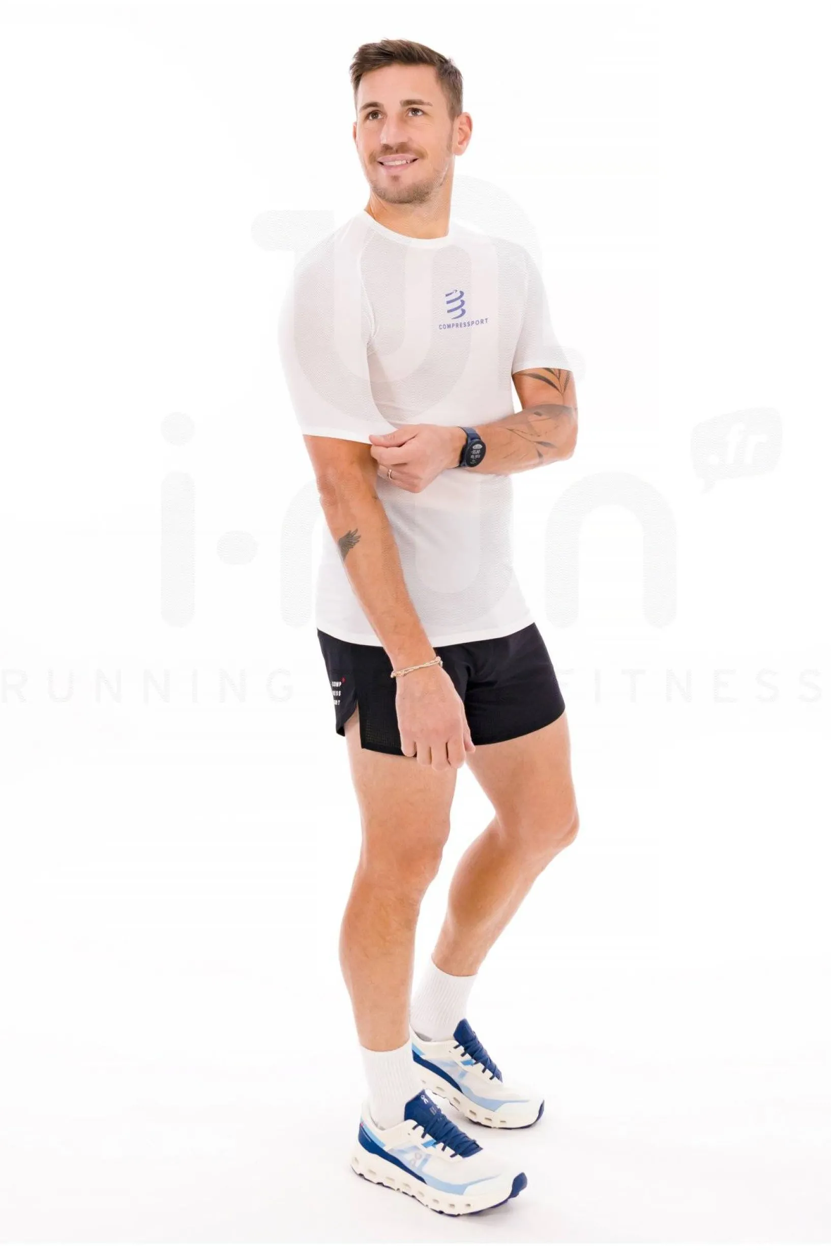 Homme Compressport Manches Courtes^Trail Racing Stay Behind