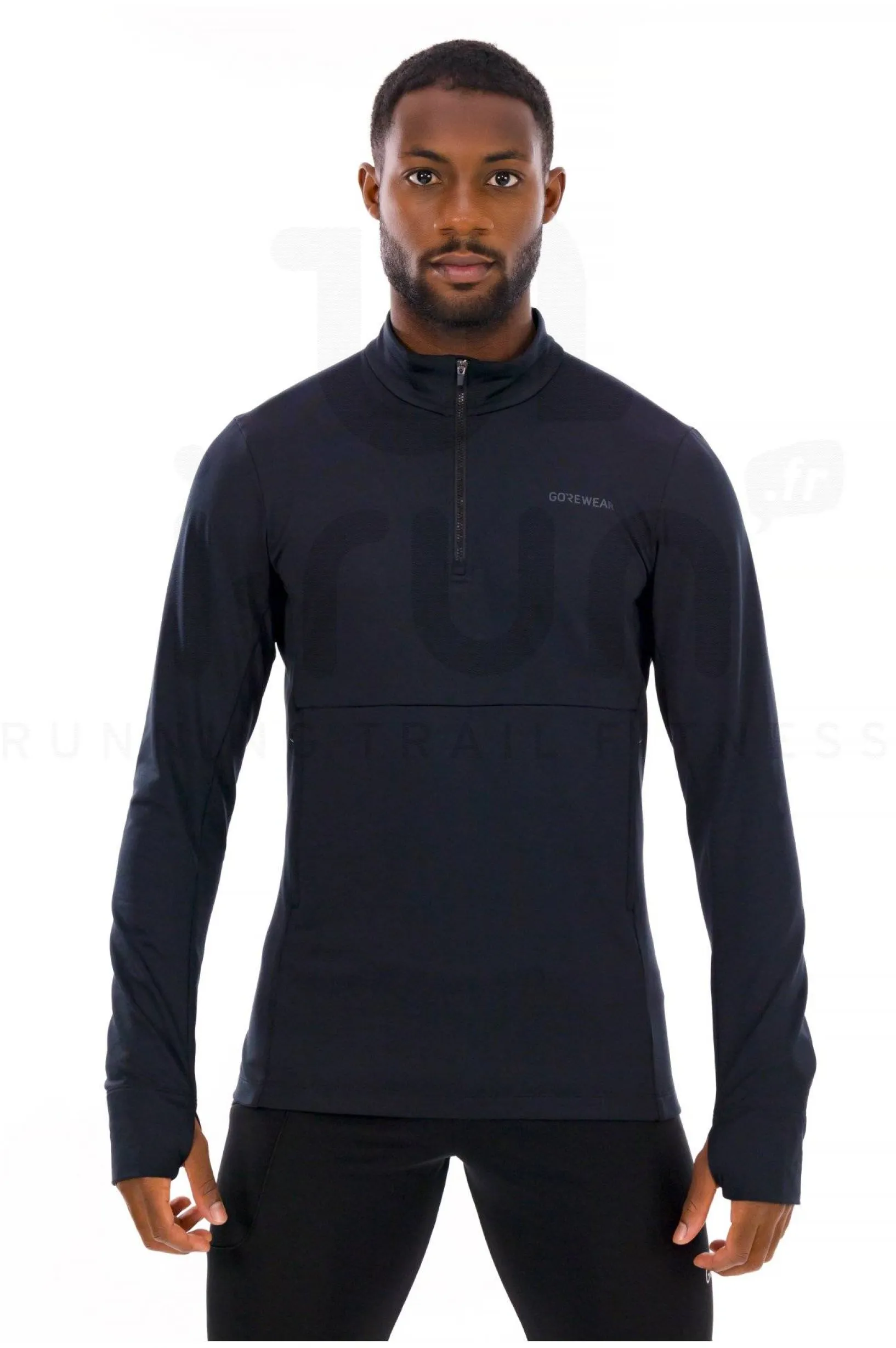 Homme Gorewear Manches Longues^Training Thermo 1/4 Zip