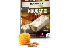 OVERSTIMS Barres^Étui Nougat Bio 4 barres