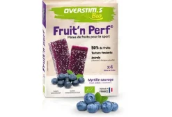 OVERSTIMS Barres^Étuis 4 barres Fruit'n Perf Bio - Myrtille sauvage